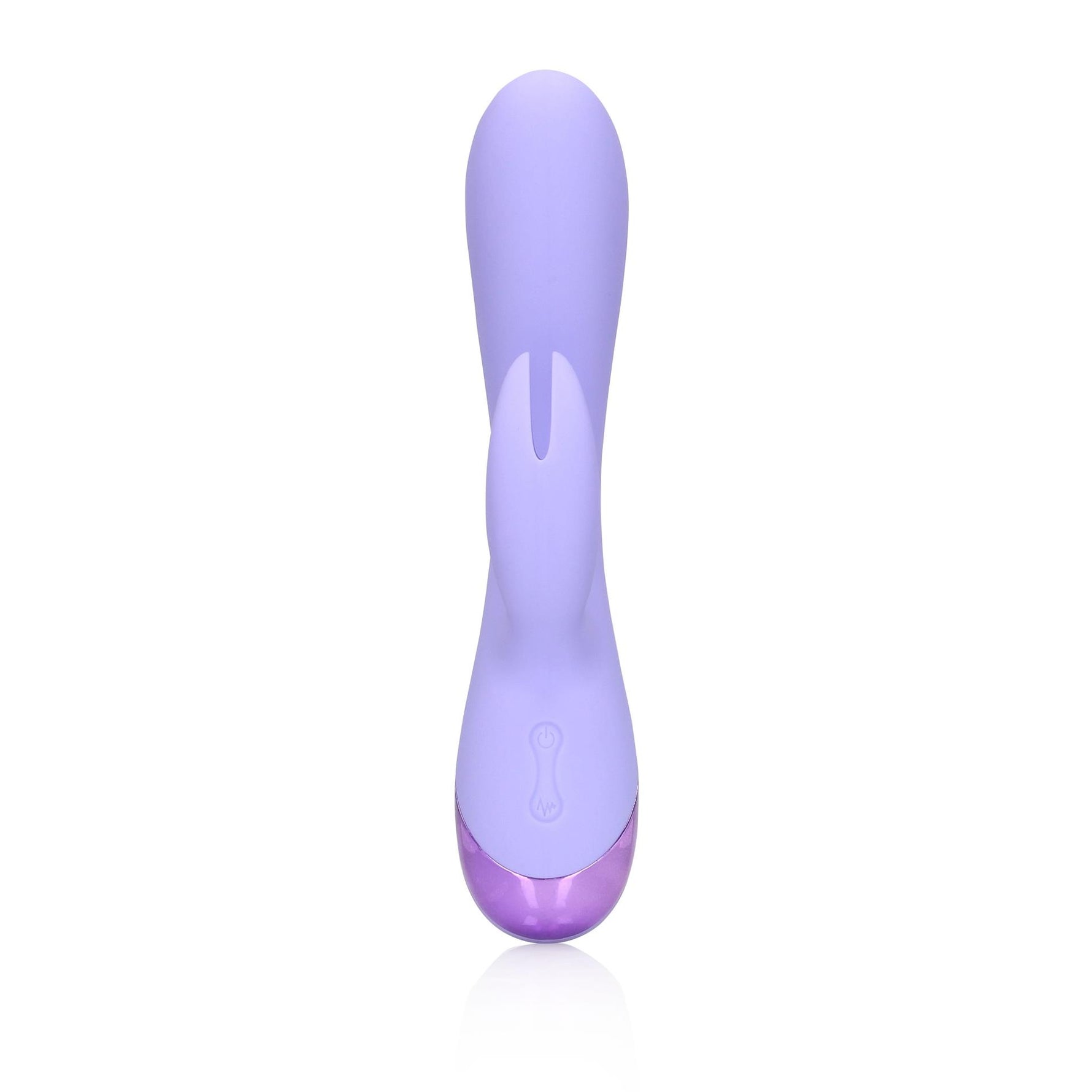 Vibrator Loveline din silicon cu model iepuraș, violet