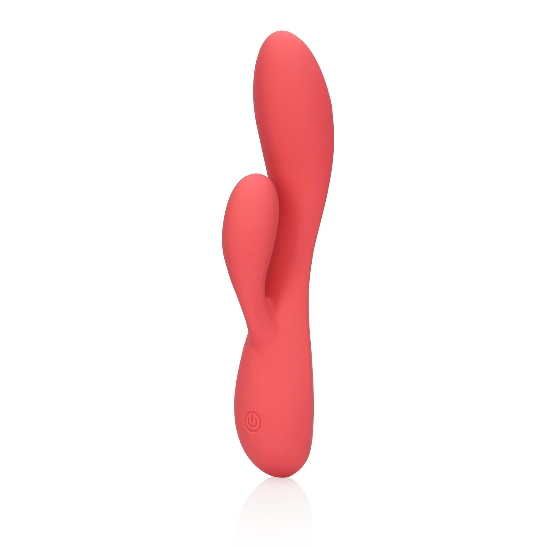 Vibrator iepuraș din silicon Loveline, roz