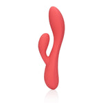 Vibrator iepuraș din silicon Loveline, roz