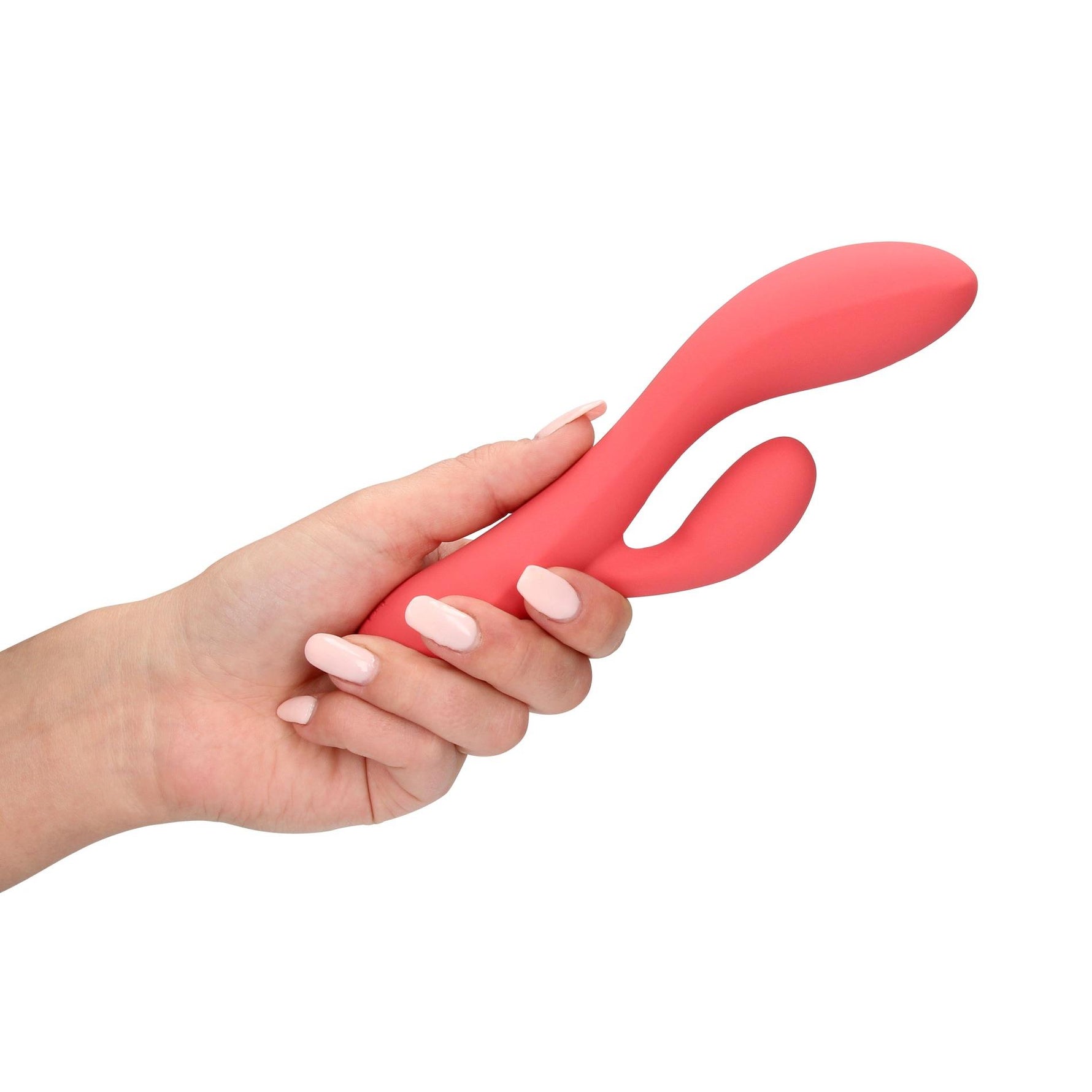 Vibrator iepuraș din silicon Loveline, roz
