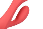 Vibrator iepuraș din silicon Loveline, roz