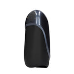 Masturbator vibrant Loveline din silicon negru 7,5 cm