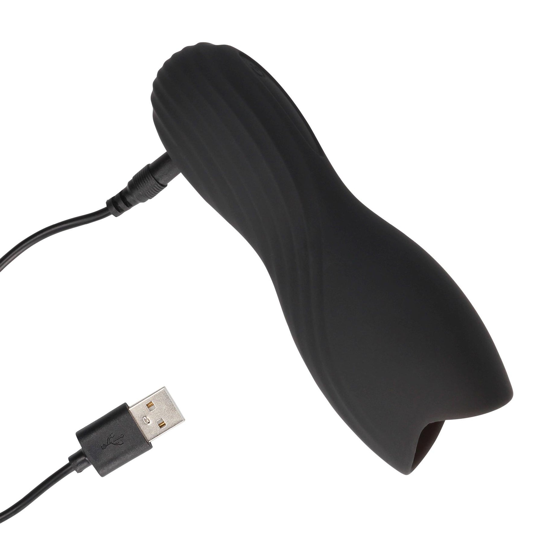 Manșon vibrant pentru masturbator Loveline din silicon, negru