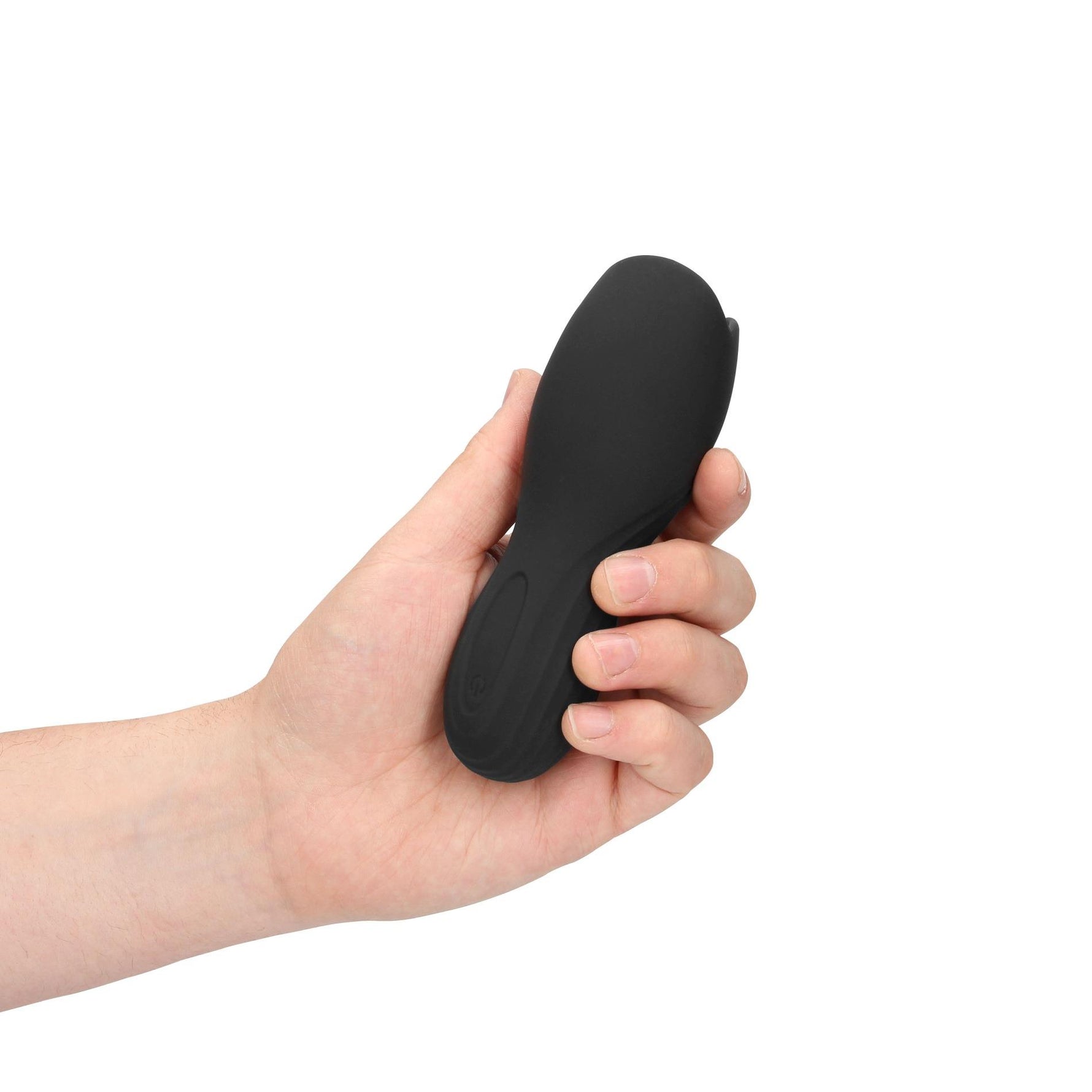 Manșon vibrant pentru masturbator Loveline din silicon, negru