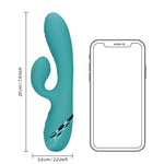 Vibrator gonflabil Loveline Iepuraș cu 10 funcții
