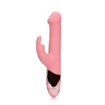 Vibrator Loveline Rabbit cu mărgele rotative, 10 funcții