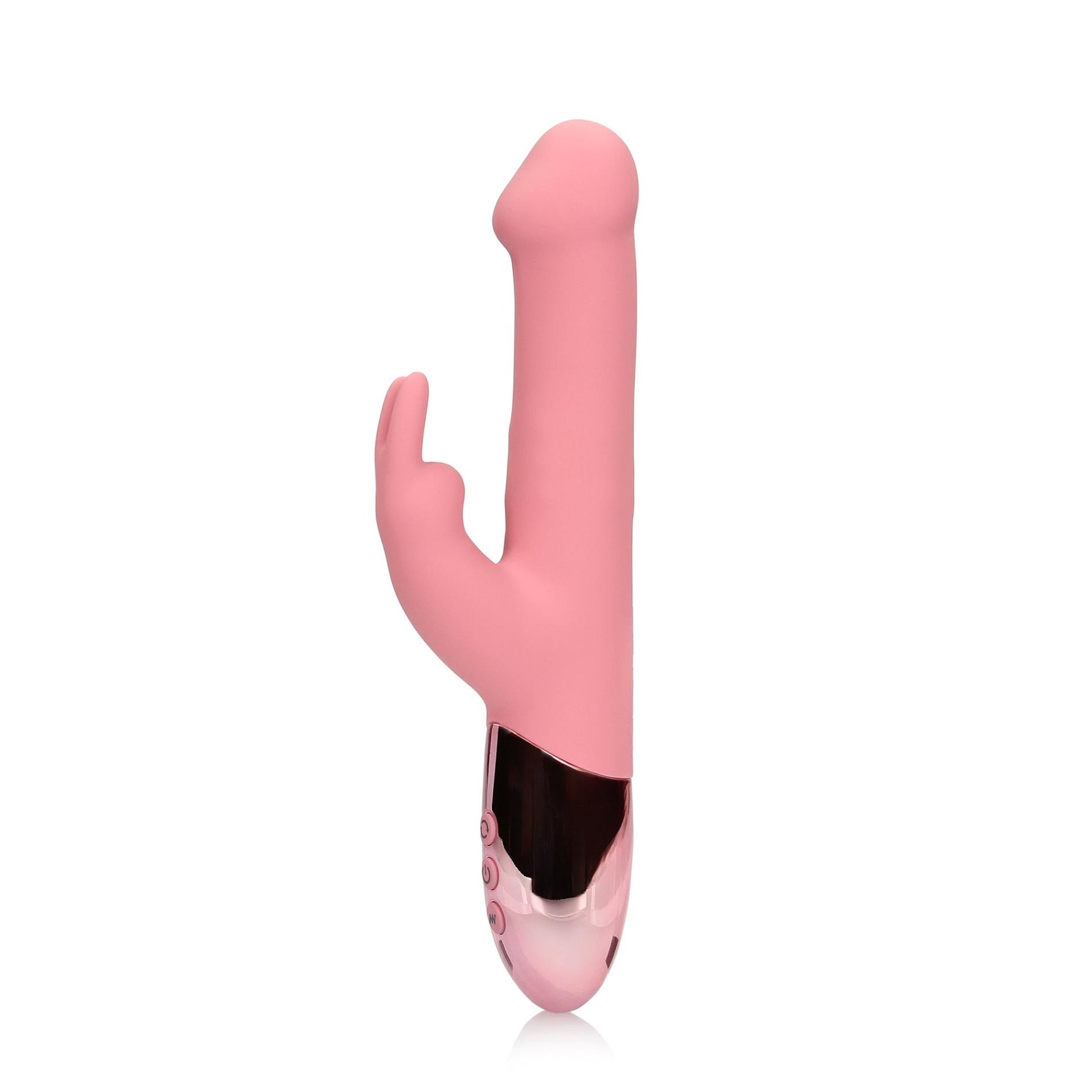 Vibrator Loveline Rabbit cu mărgele rotative, 10 funcții