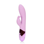 Vibrator Loveline din silicon tip iepuraș, cu 10 funcții