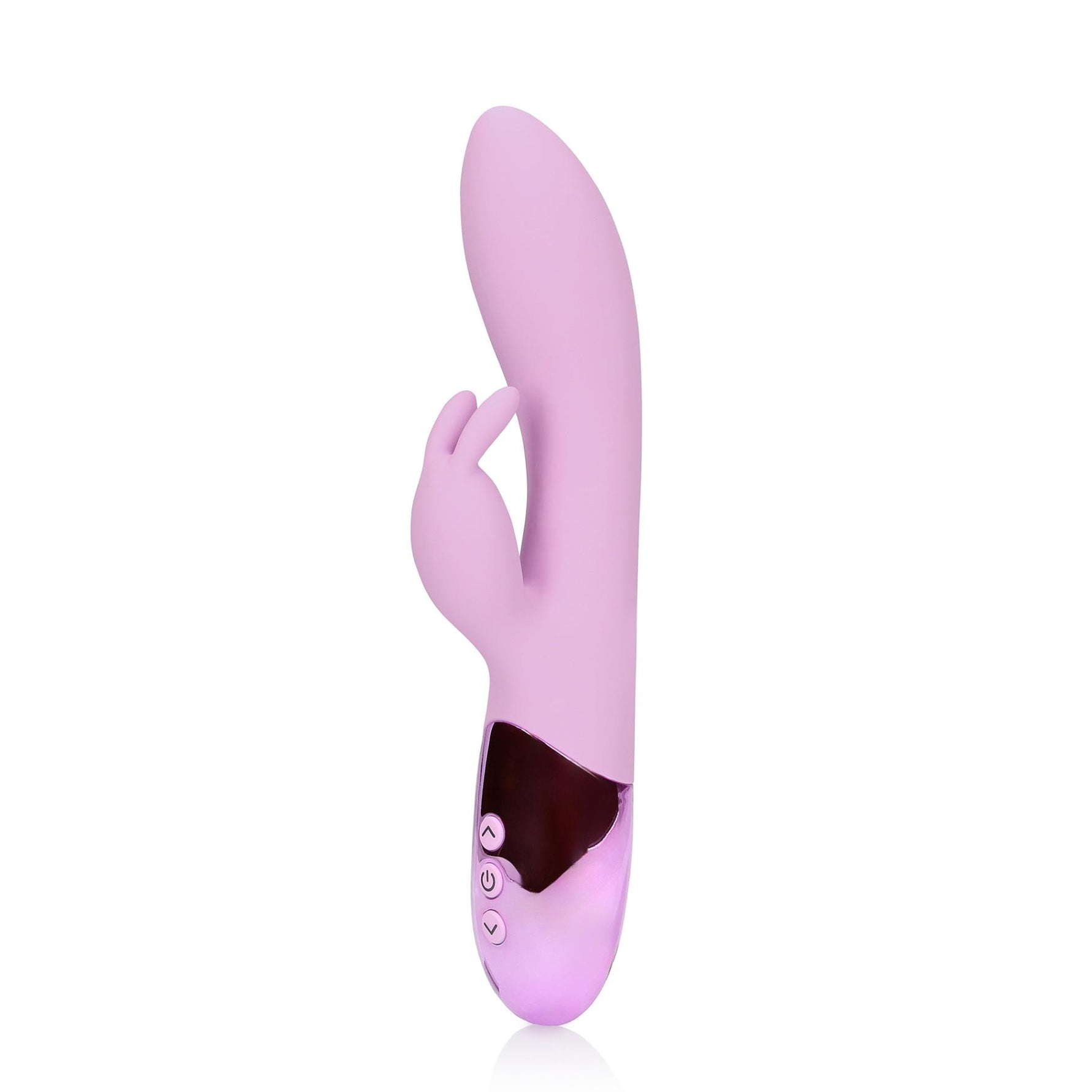 Vibrator Loveline din silicon tip iepuraș, cu 10 funcții