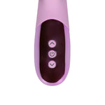 Vibrator Loveline din silicon tip iepuraș, cu 10 funcții
