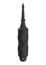 Vibrator luminos Bullet cu atașament 10 viteze, negru