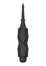 Vibrator luminos Bullet cu atașament 10 viteze, negru