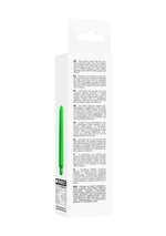 Vibrator luminos verde Bullet cu 10 viteze