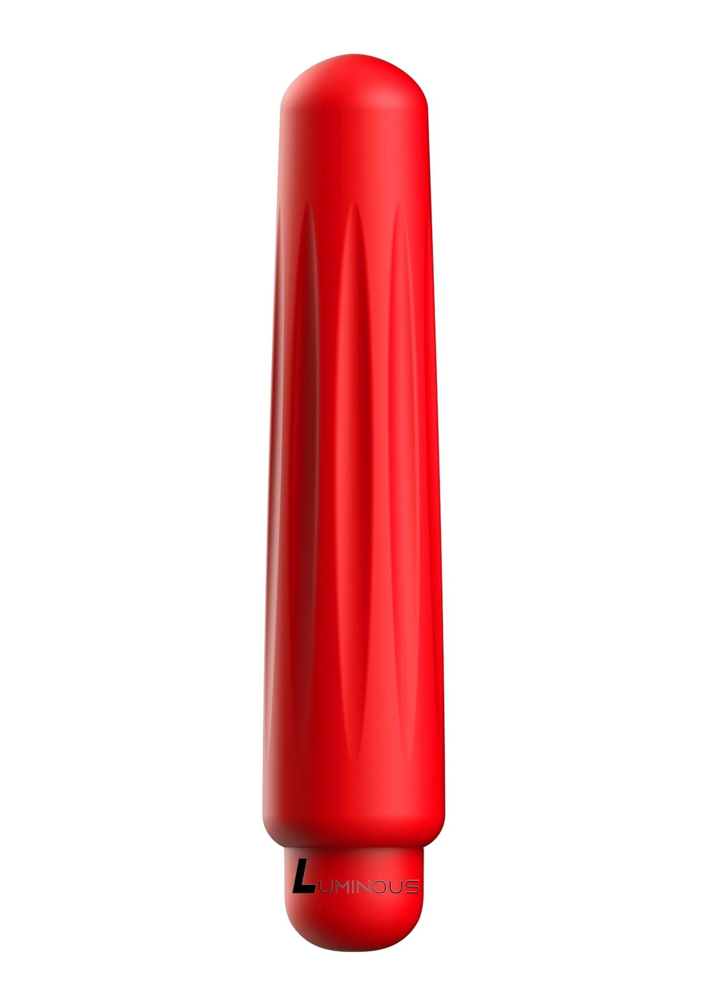Vibrator Delia Luminous Red Bullet cu 10 viteze
