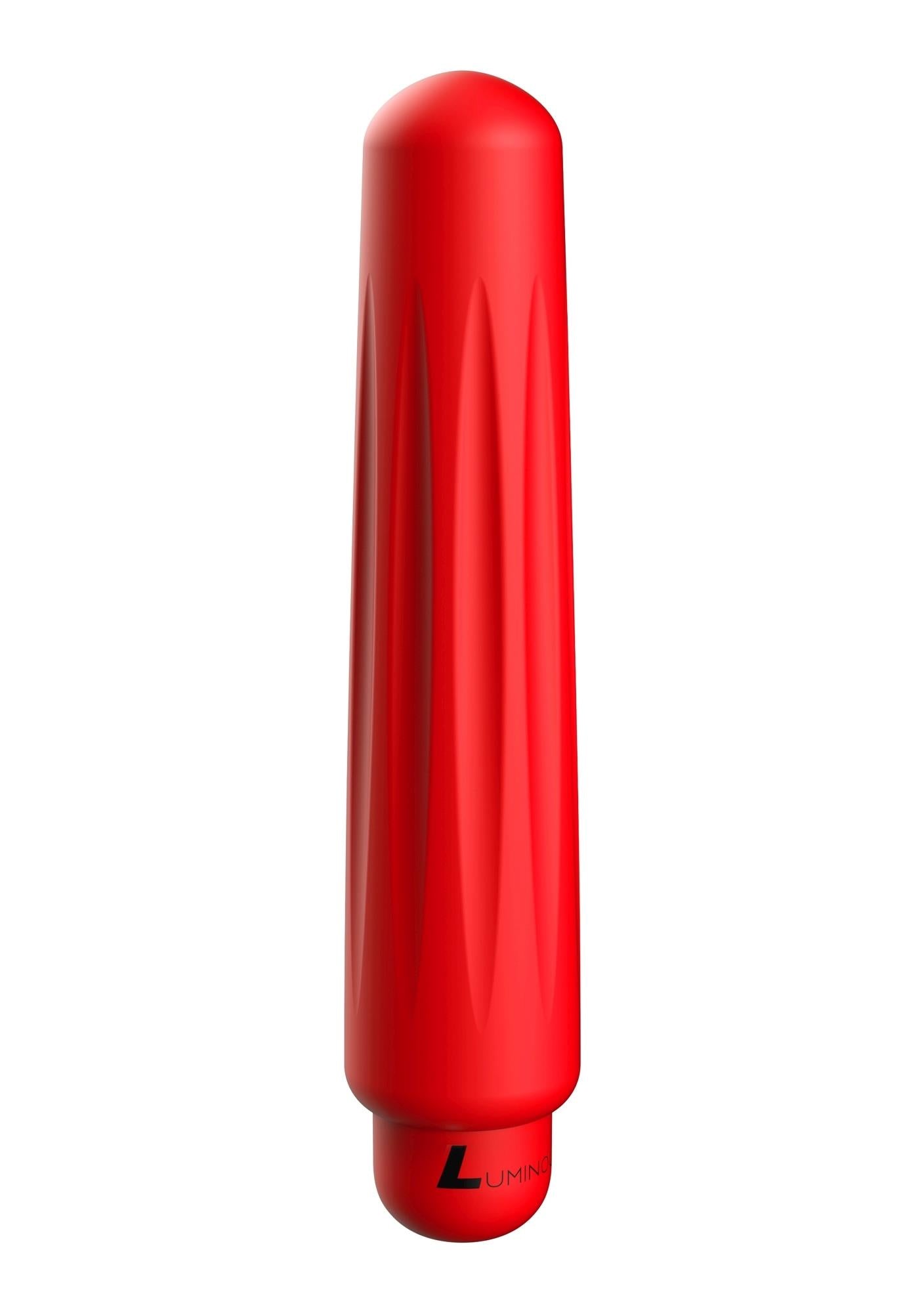 Vibrator Delia Luminous Red Bullet cu 10 viteze