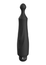 Vibrator luminos din silicon cu 10 viteze, negru