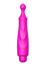 Vibrator luminos din silicon fuchsia cu 10 viteze