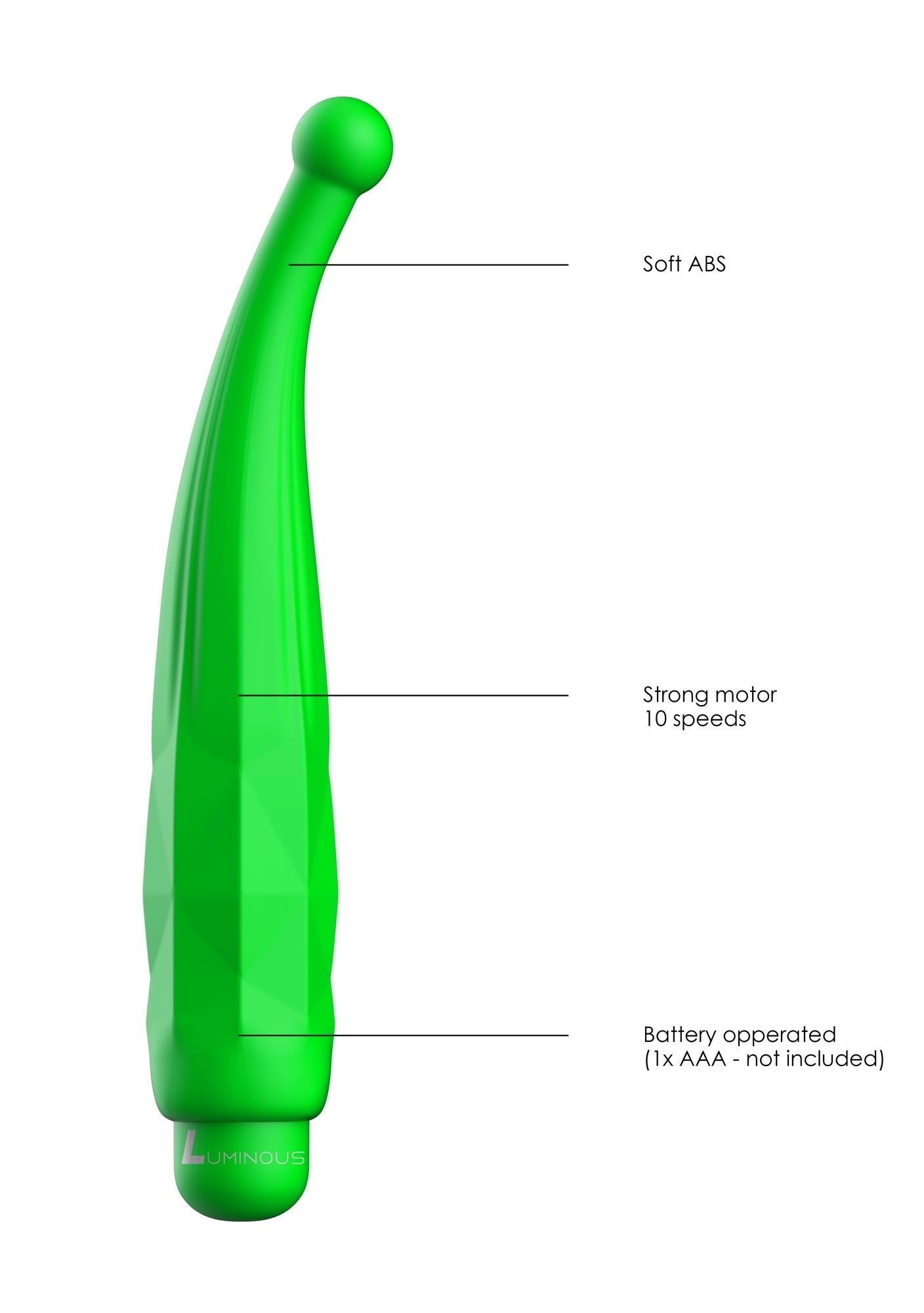 Vibrator Lyra Luminous Green Bullet cu 10 viteze