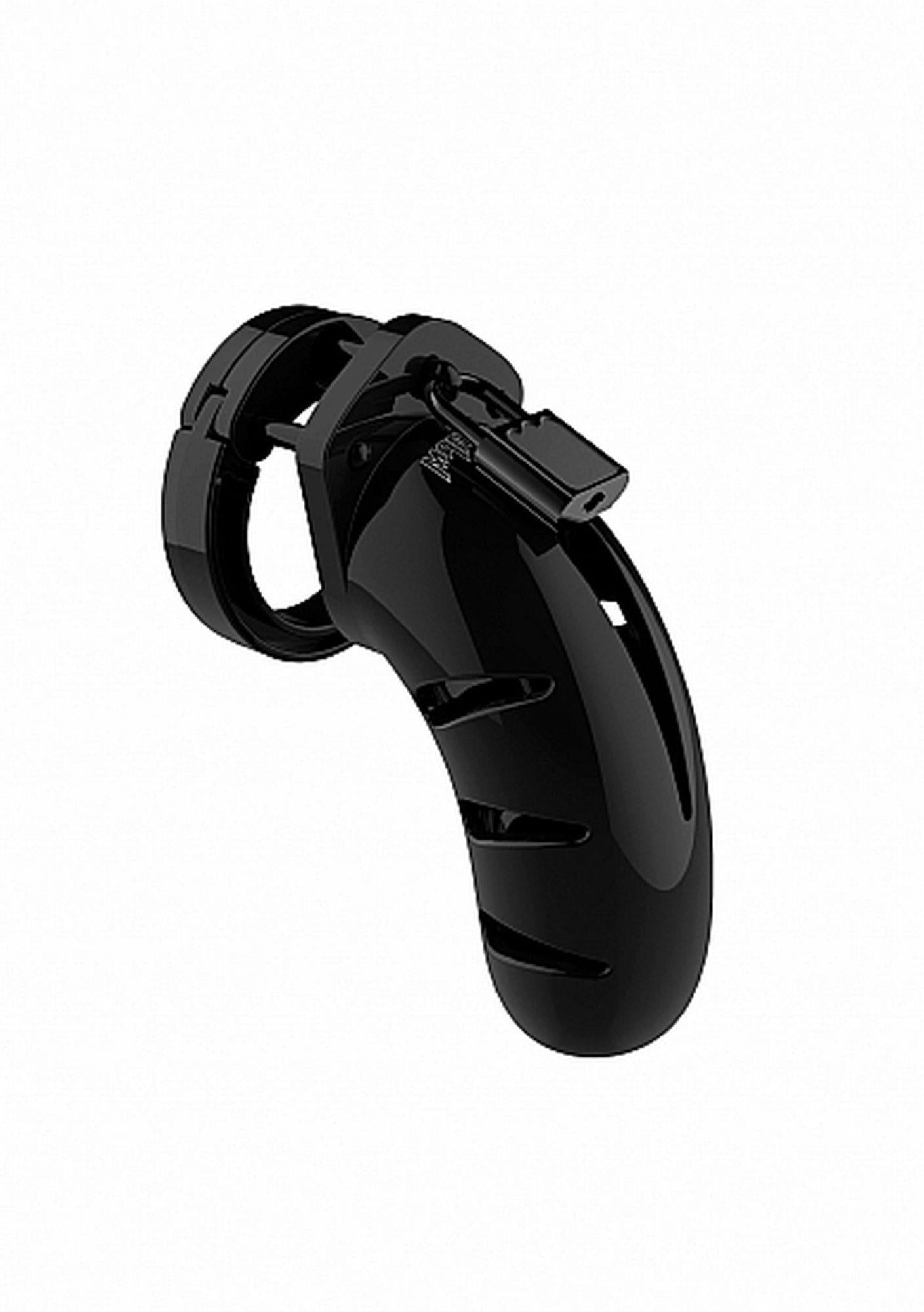 Centură de castitate ManCage Model 03 Neagră 11 cm