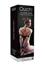 Frânghie de bondage din nailon, neagră, 5 m