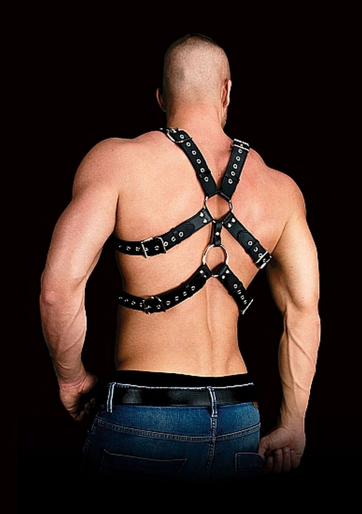 Ham din piele BDSM Ouch Andres negru