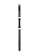Bucla cu biți din silicon Ouch Negru 12,5 cm