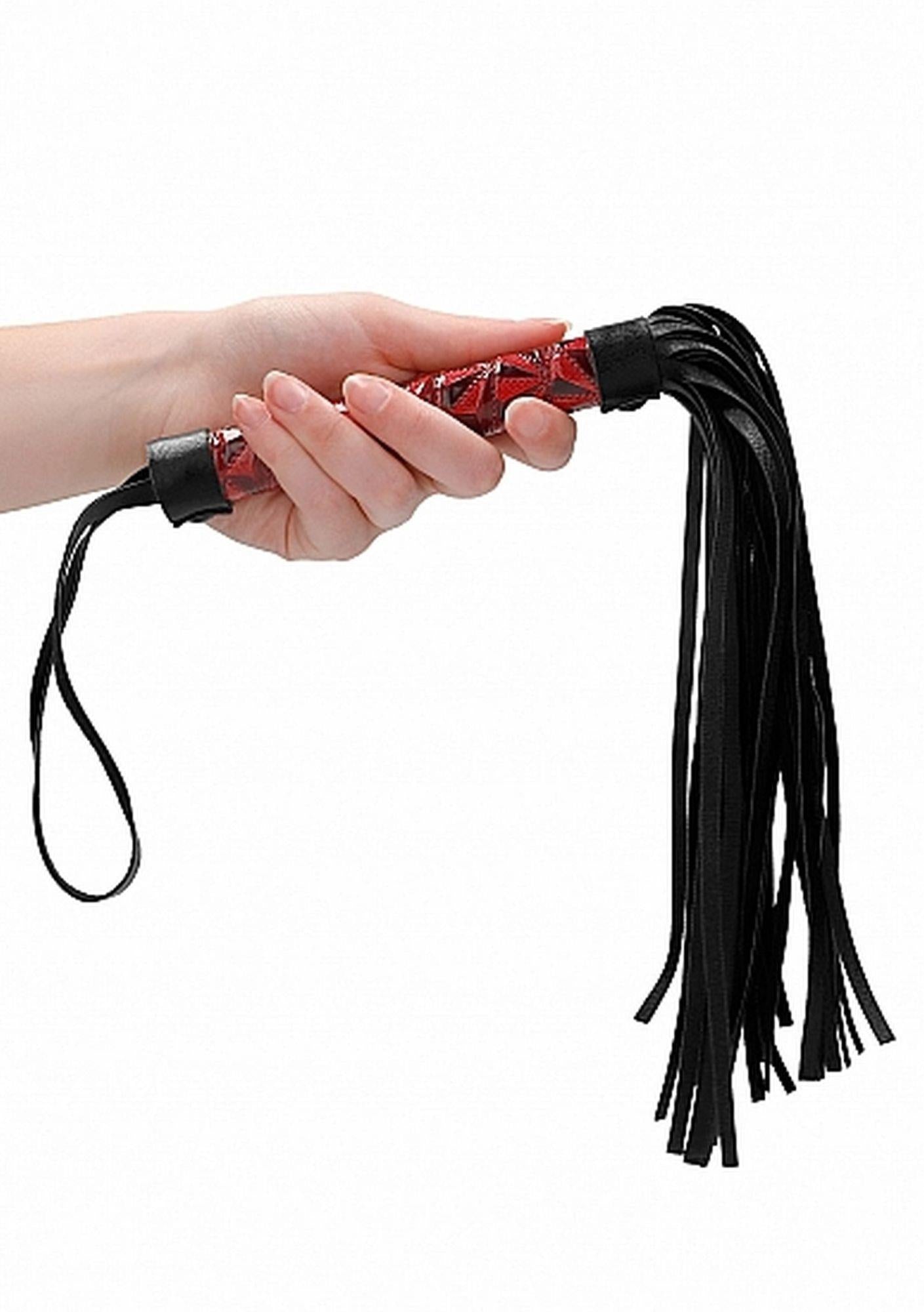 Ouch Luxury Whip Burgundy 38,5 cm