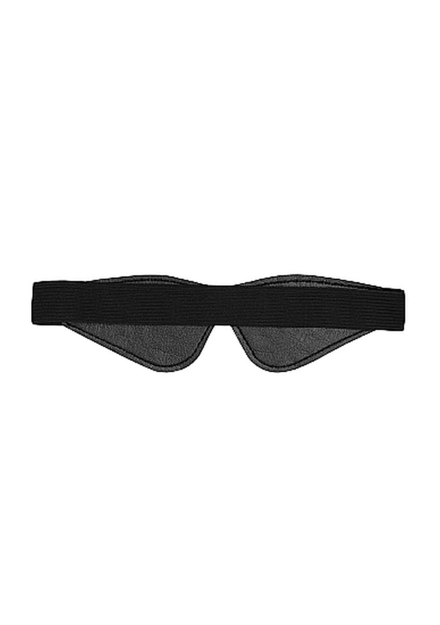 Mască de ochi de lux Ouch! Neagră 19,5 cm