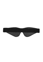 Mască de ochi Ouch Luxury, culoare vișinie, 19,5 cm
