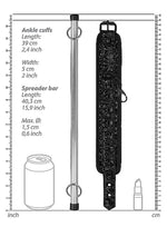 Orteză de gleznă Ouch!, metal negru, 40 cm
