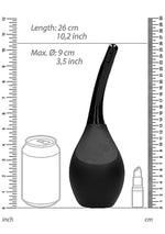 Irigator intim Ouch negru 14 cm 310 ml