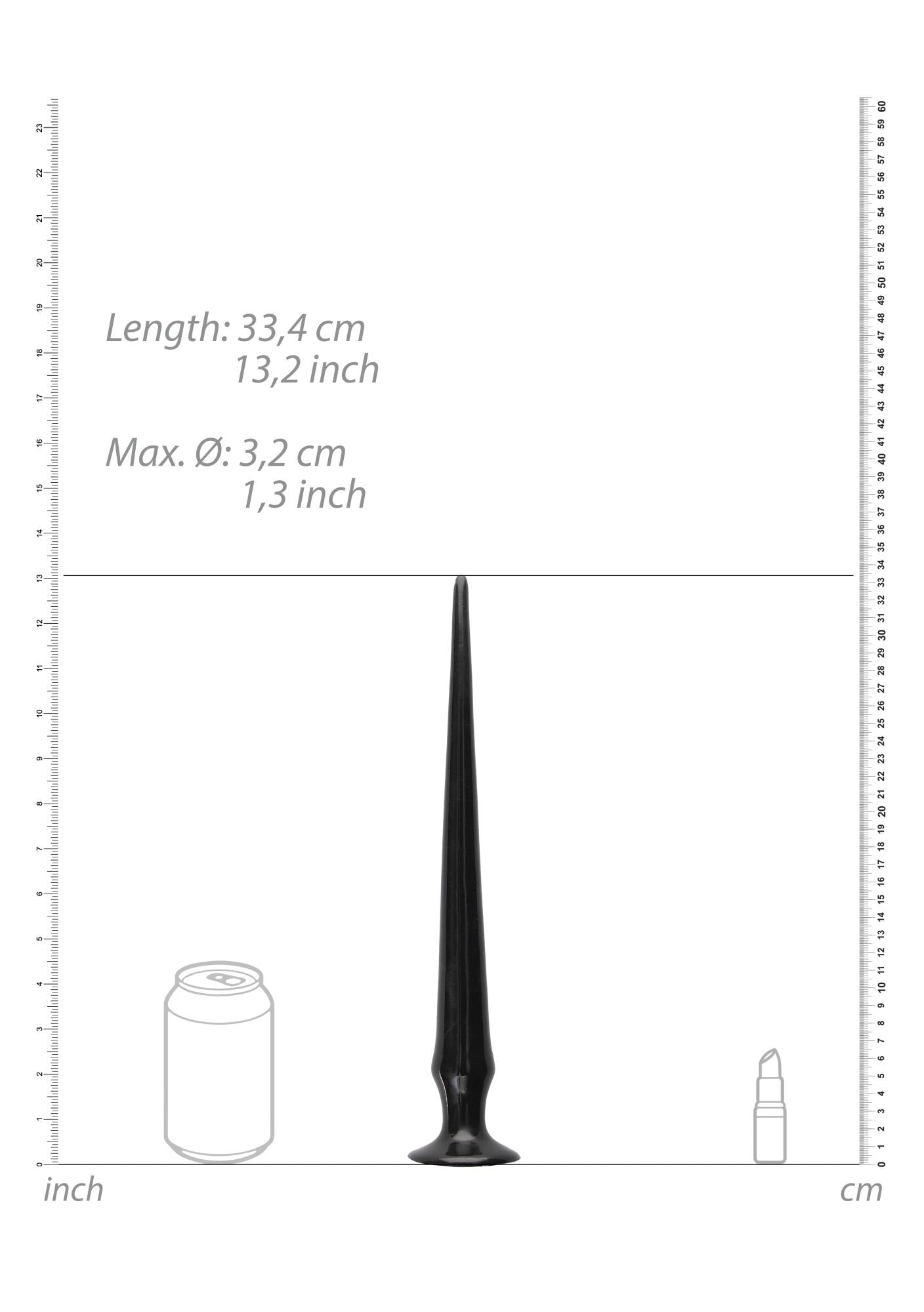 Dildo anal Ouch Ass Spike 33 cm negru