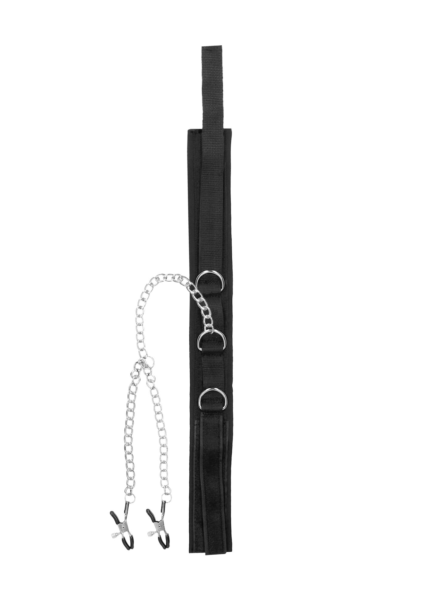 Guler velcro reglabil Ouch cu cleme pentru mameloane