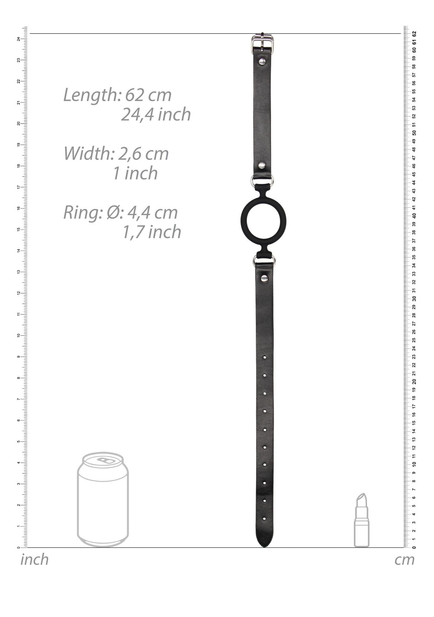 Au! Inel reglabil din silicon, 57 cm