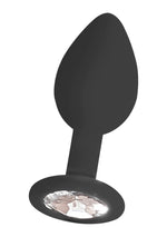 Dop anal din silicon cu diamant detașabil Au!