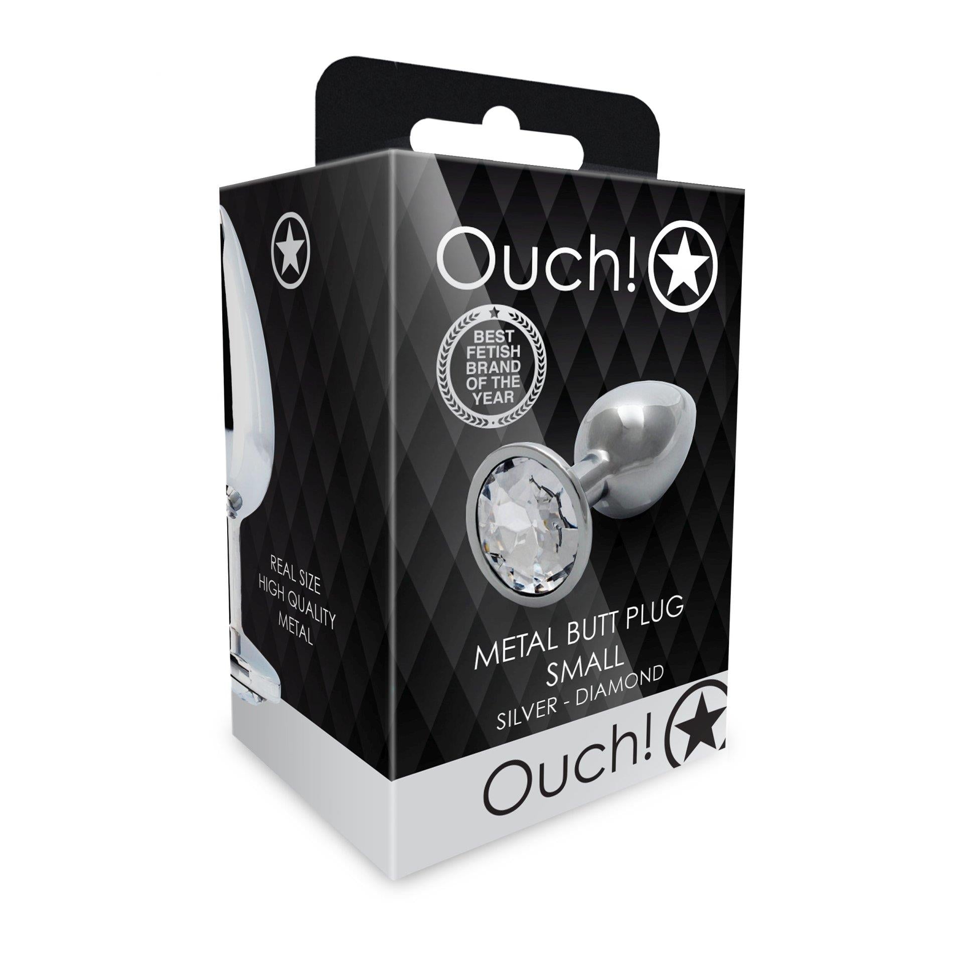 Plug anal Ouch Jewel mic 6 cm