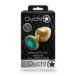Plug anal rotund Gem Ouch! Mediu 7 cm