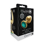 Plug anal rotund Gem Ouch! Mediu 7 cm