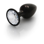 Dop anal cu bijuterie rotundă Ouch mic din aluminiu 6 cm