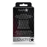 Dop anal cu bijuterie rotundă Ouch mic din aluminiu 6 cm