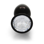 Dop anal cu bijuterie rotundă Ouch mic din aluminiu 6 cm