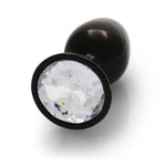Dop anal cu bijuterie rotundă Ouch mic din aluminiu 6 cm