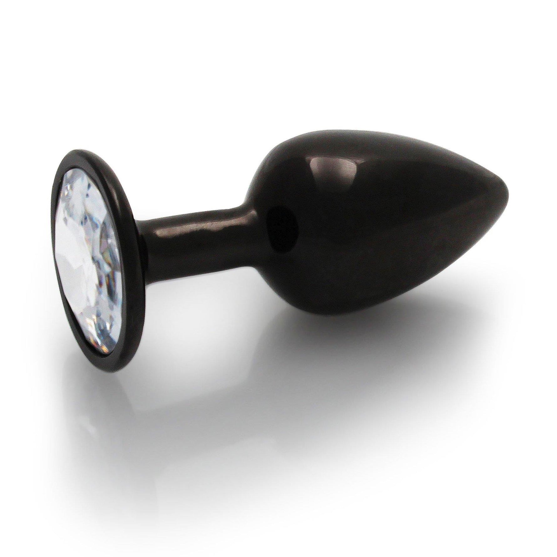 Dop anal cu bijuterie rotundă Ouch mic din aluminiu 6 cm