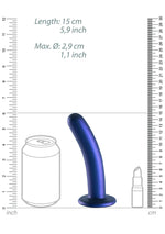 Dildo din silicon pentru punctul G, 14,5 cm, cu ventuză