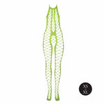 Au! Ciorapi de corp UV verde neon XS/XL