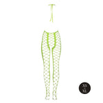 Au! Ciorapi de corp UV verde neon XS/XL