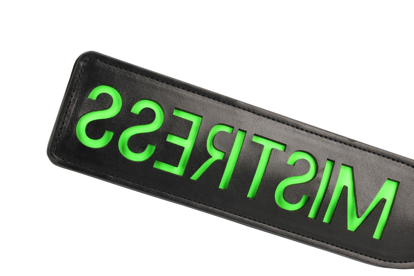 BDSM Au! Negru, Verde Neon, Strălucitor în Întuneric