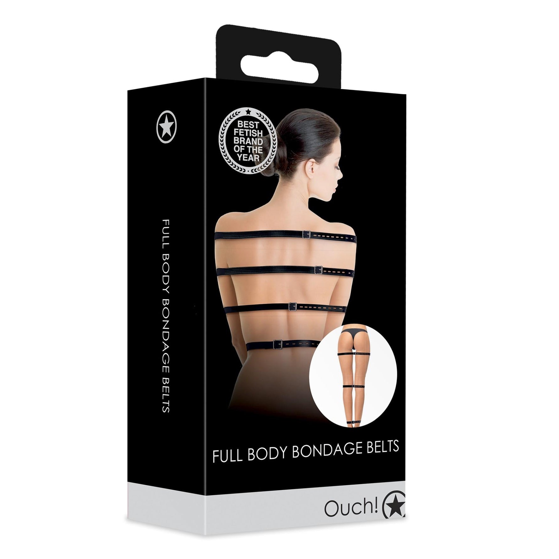 Au! 7 restricții de bondage pentru tot corpul, reglabile, din piele PU