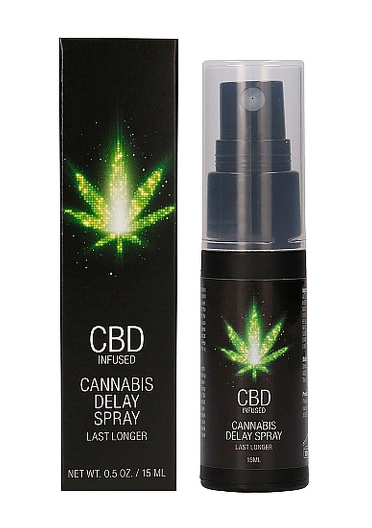 Spray de întârziere cu CBD și Cannabis Pharmquests 15ml