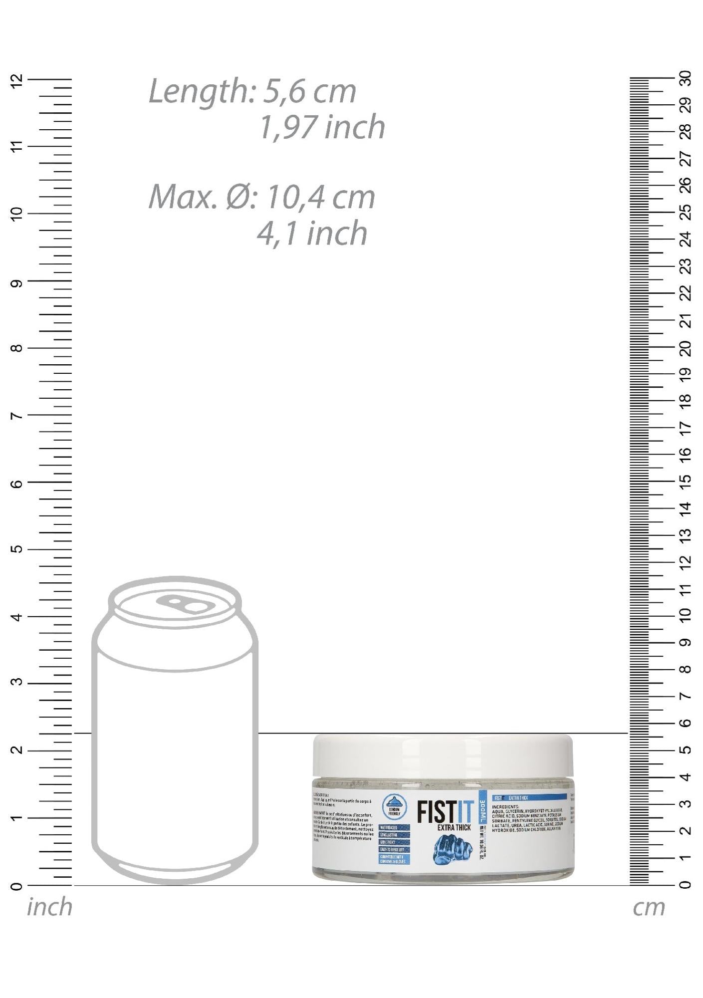 Gel de fisting Fist It Extra Thick 300 ml ShotsToys